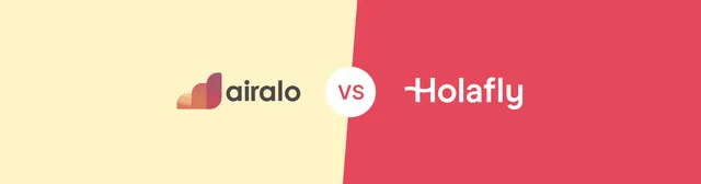 Airalo VS Holafly Porovnani poskytovatelu