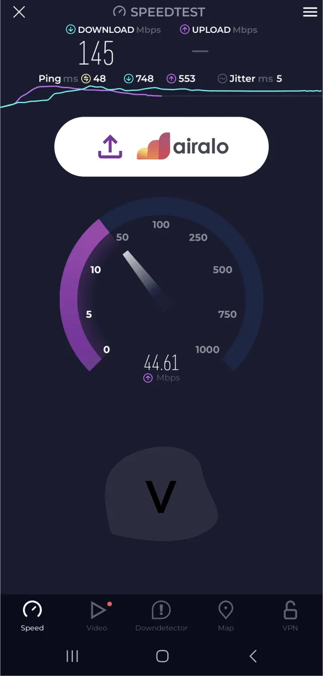Airalo testing speed 2