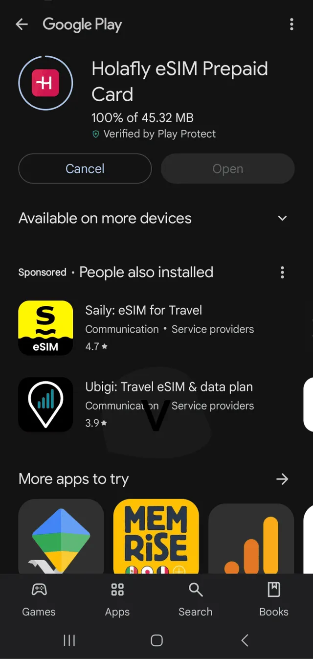 Holafly application