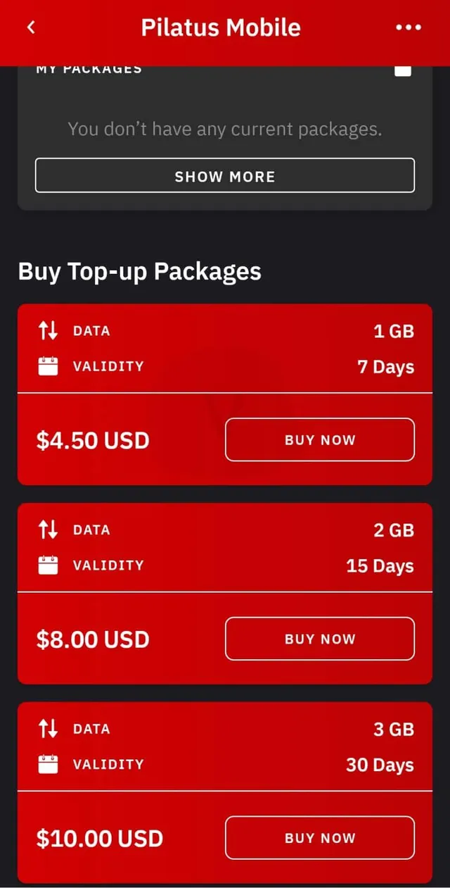 Airalo app example