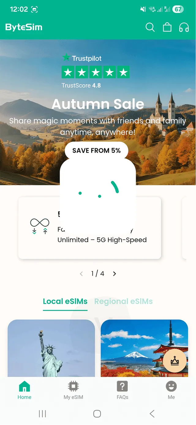Příklad aplikace ByteSIM 4