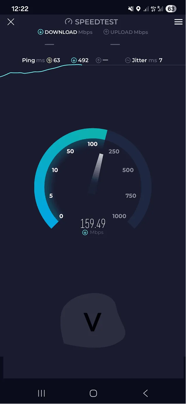 Test rychlosti ByteSIM 1