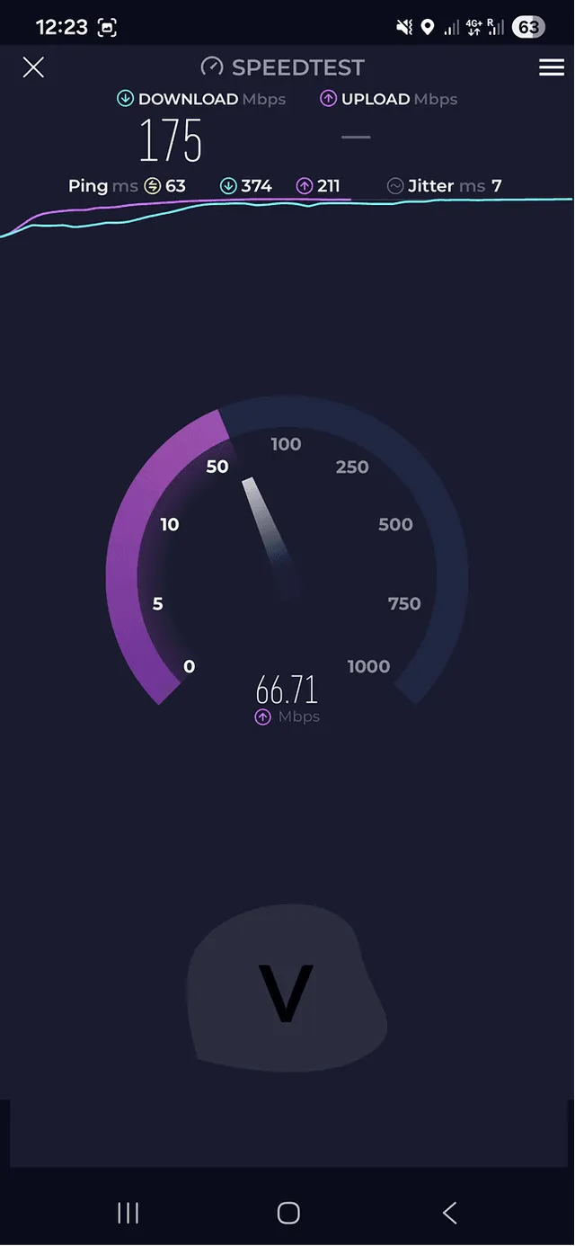 Test rychlosti ByteSIM 2