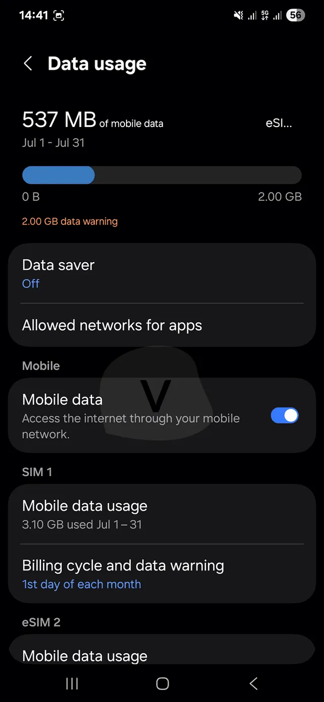 Test prędkości GigSky eSIM 3