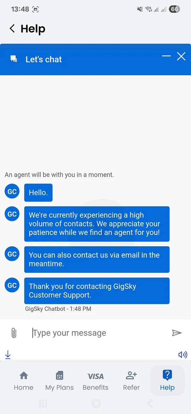 Obsługa klienta GigSky 2