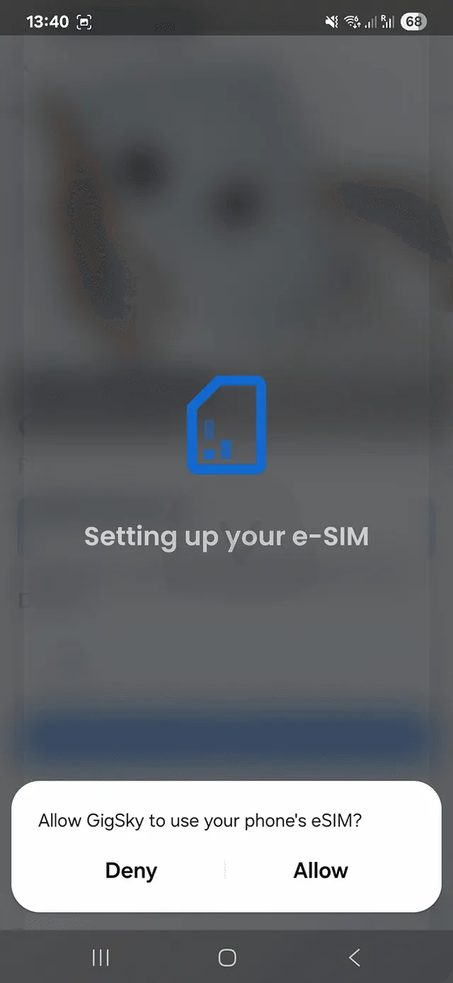 Instalacja GigSky eSIM 3