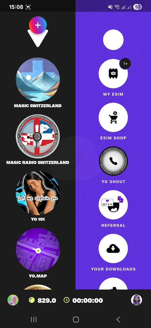 Aplikace Global YO 1