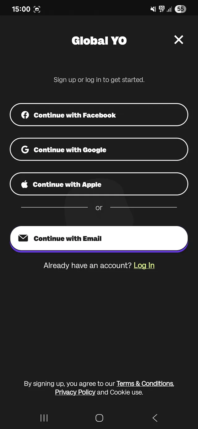 Proces nákupu Global YO eSIM 3