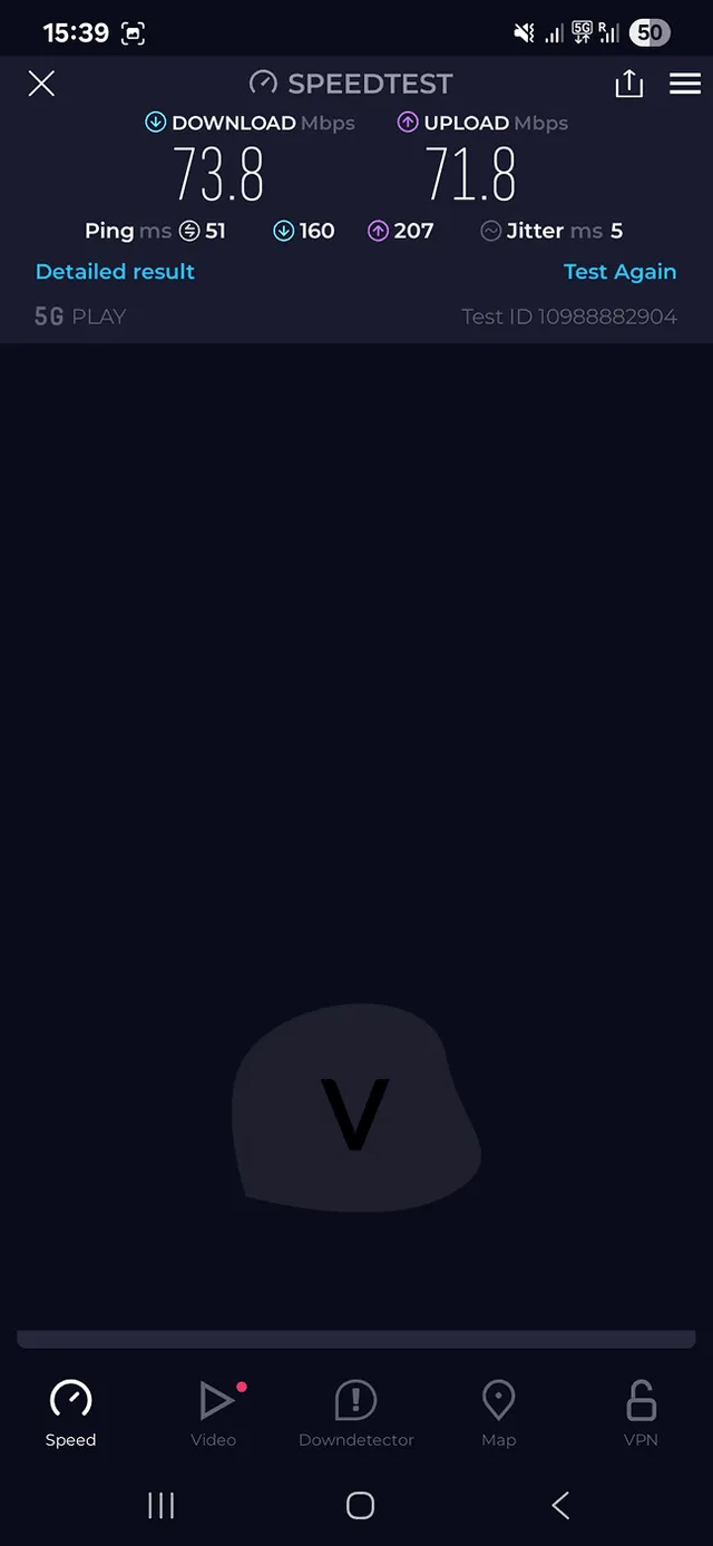Speed test Global YO eSIM 3