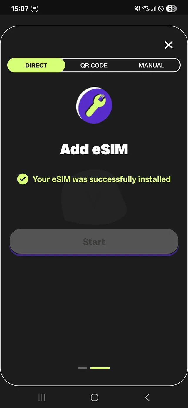 Instalace Global YO eSIM 4