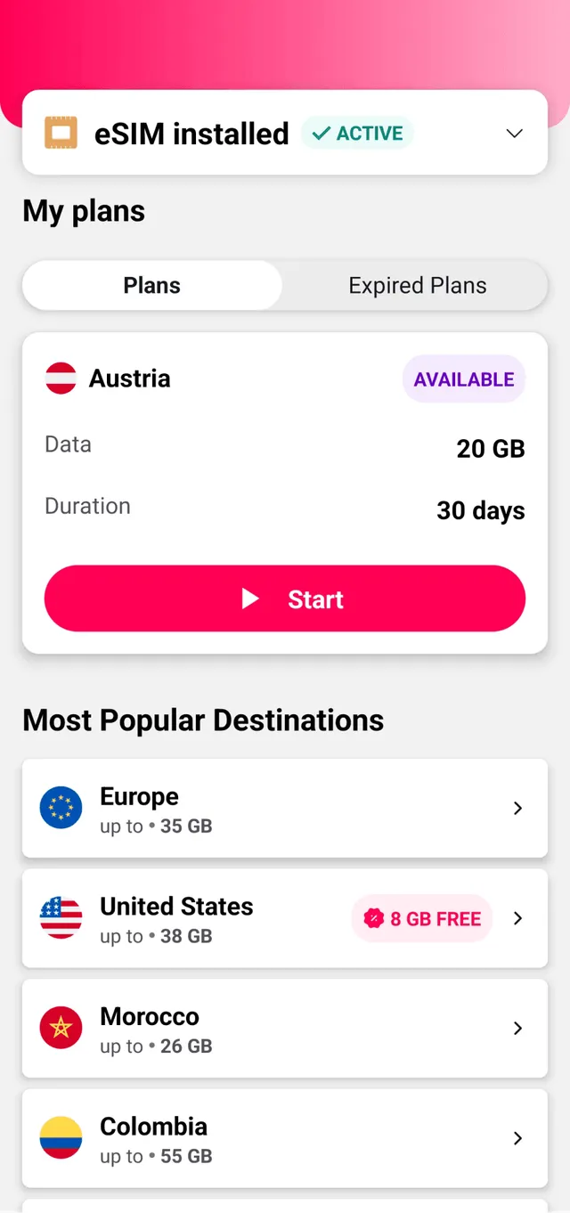 GoMoWorld eSIM installation step 6