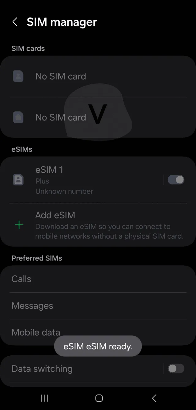Installation of eSIM4Travel eSIM