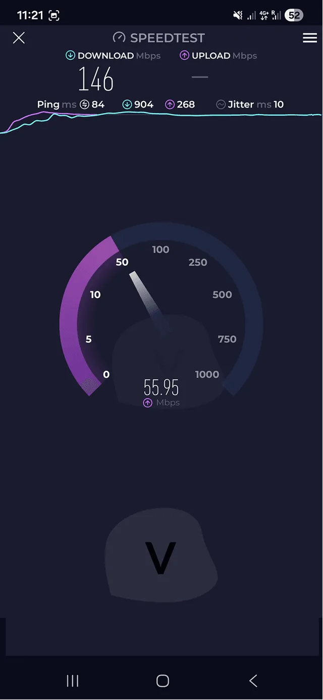 Nomad eSIM Speed Test 2