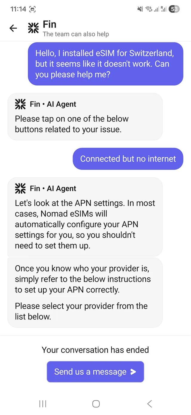 Nomad Customer Support 4