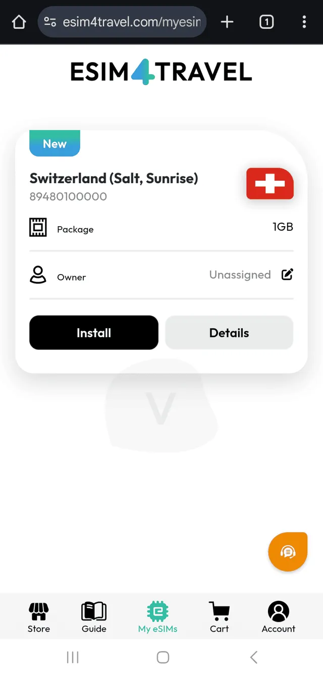 Order eSIM data eSIM4Travel