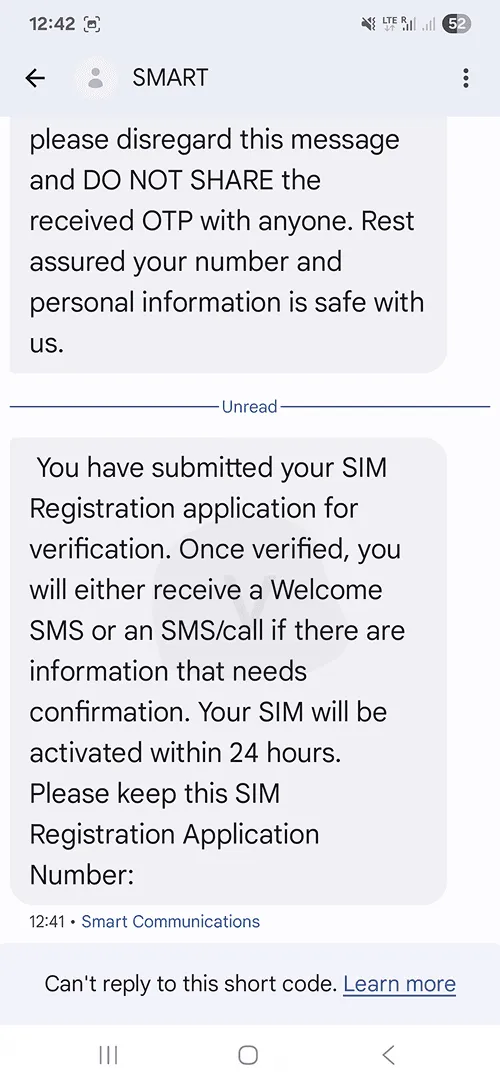 SMART eSIM Registration 9