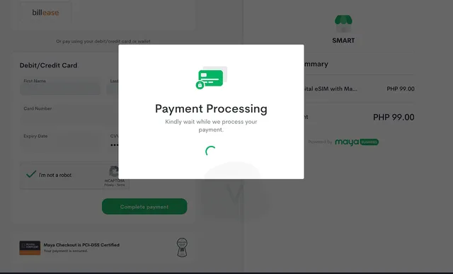 SMART eSIM buying process 3