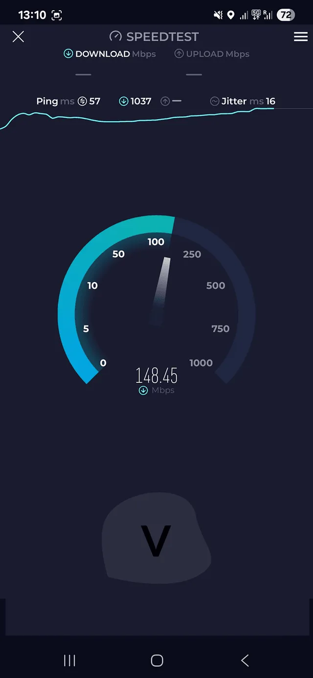 Test rychlosti Saily eSIM