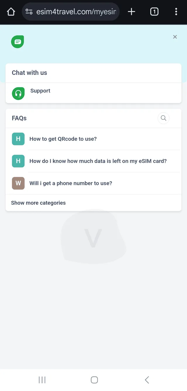 eSIM4Travel customer support