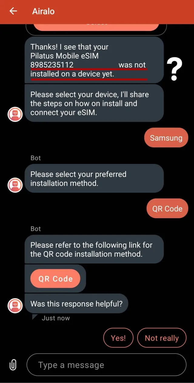 Airalo customer support