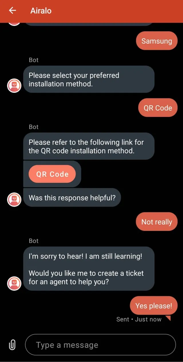 Airalo customer support
