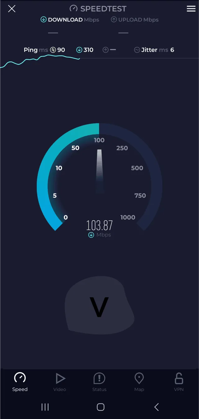 eSIM 4 Travel testing speed 1