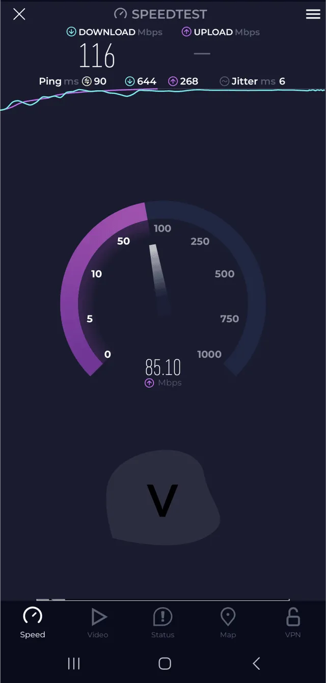 eSIM 4 Travel testing speed 2